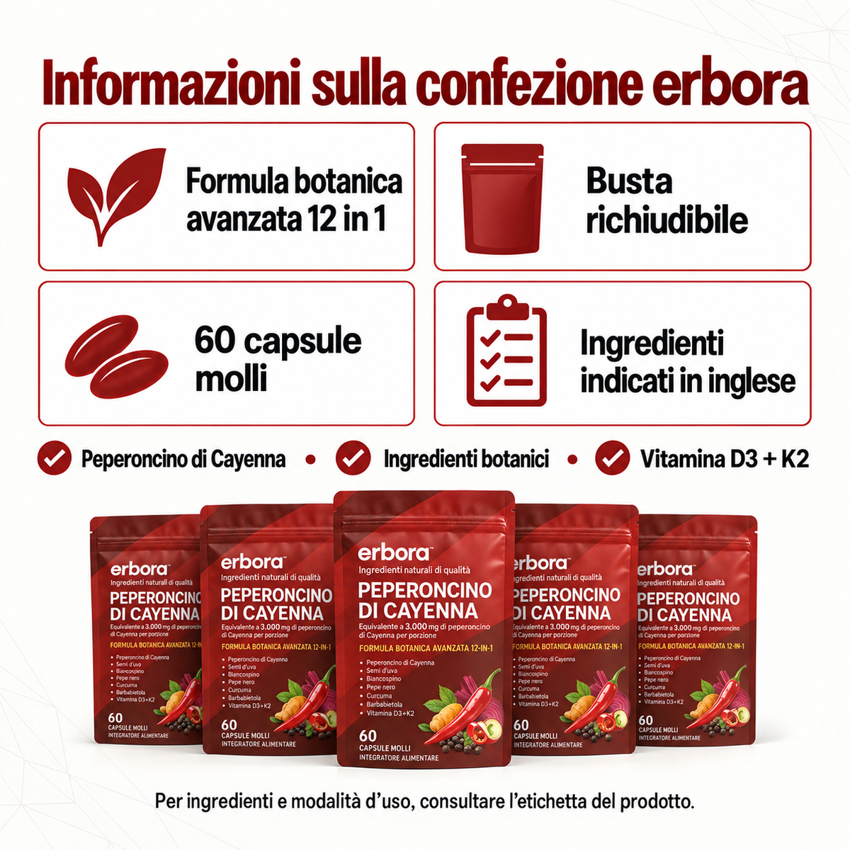 Erbora+ Peperoncino Di Cayenna