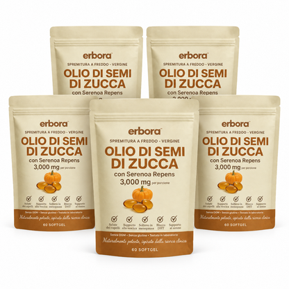 Erbora+ Capsule Molli di Olio di Semi di Zucca