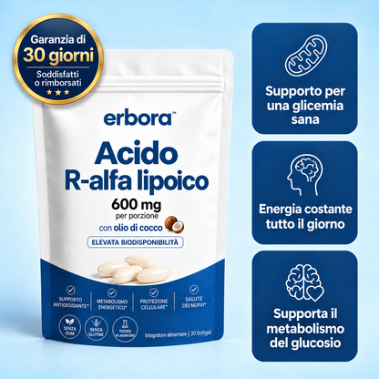 Erbora+ Acido R-alfa-lipoico