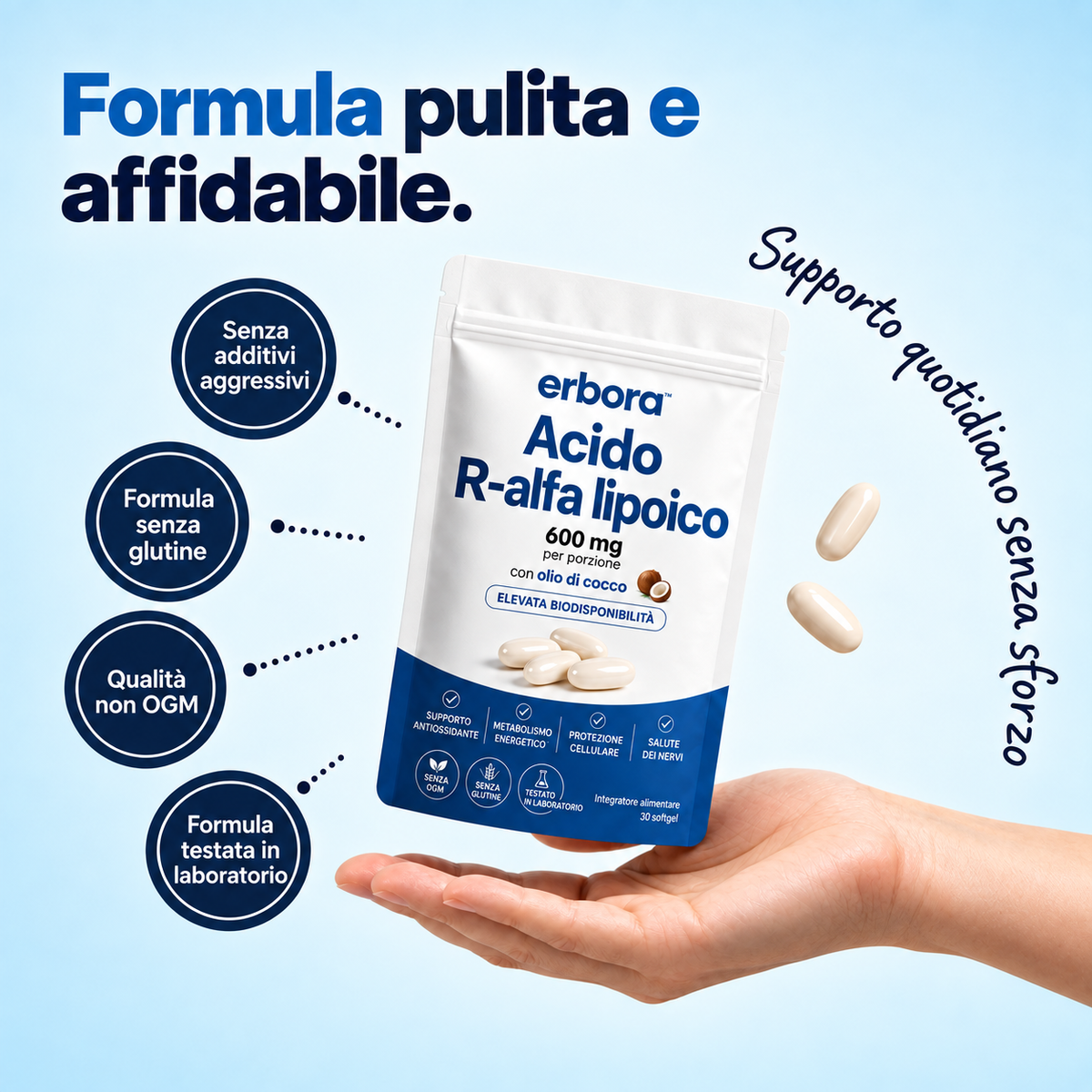 Erbora+ Acido R-alfa-lipoico