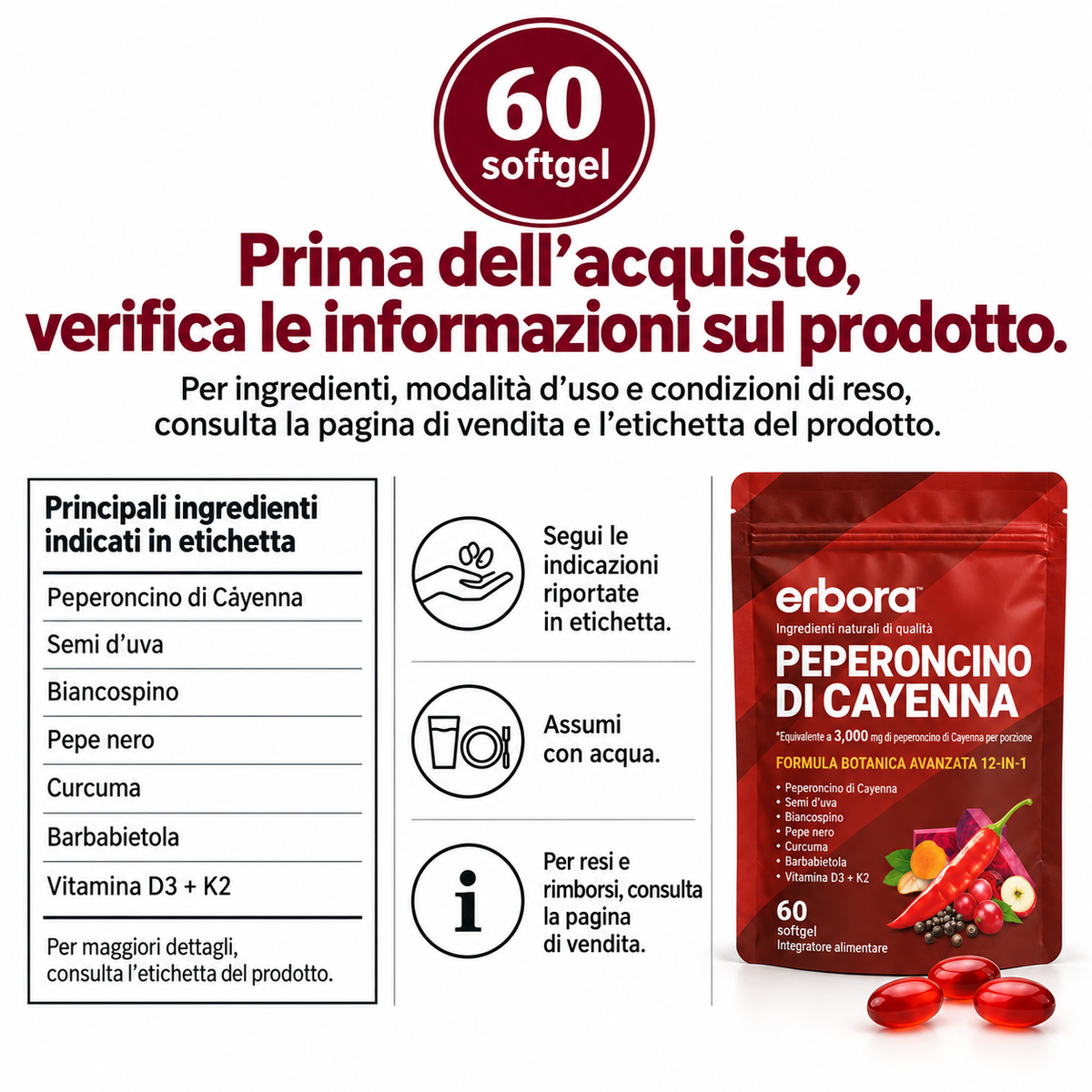 Erbora+ Peperoncino Di Cayenna