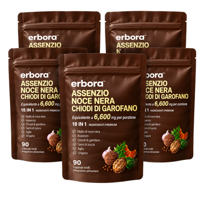 Erbora+ 18-IN-1 | Elimina Parassiti e Larve Nascosti