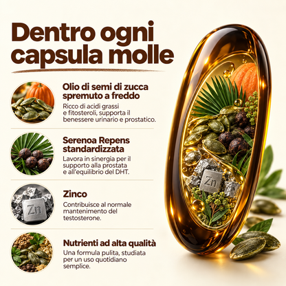 Erbora+ Capsule Molli di Olio di Semi di Zucca