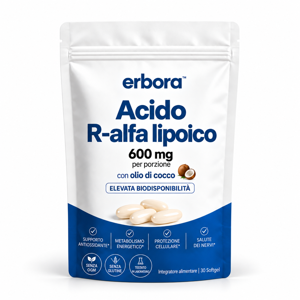 Erbora+ Acido R-alfa-lipoico