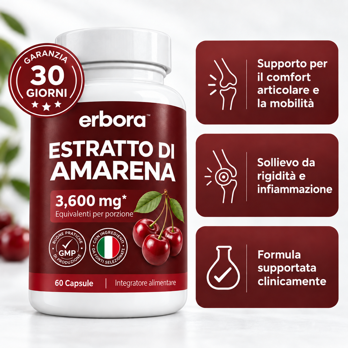 Erbora+ Estratto di Amarena