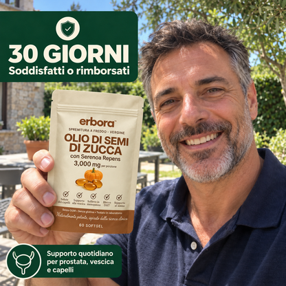 Erbora+ Capsule Molli di Olio di Semi di Zucca