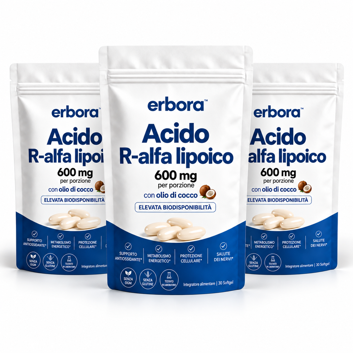 Erbora+ Acido R-alfa-lipoico